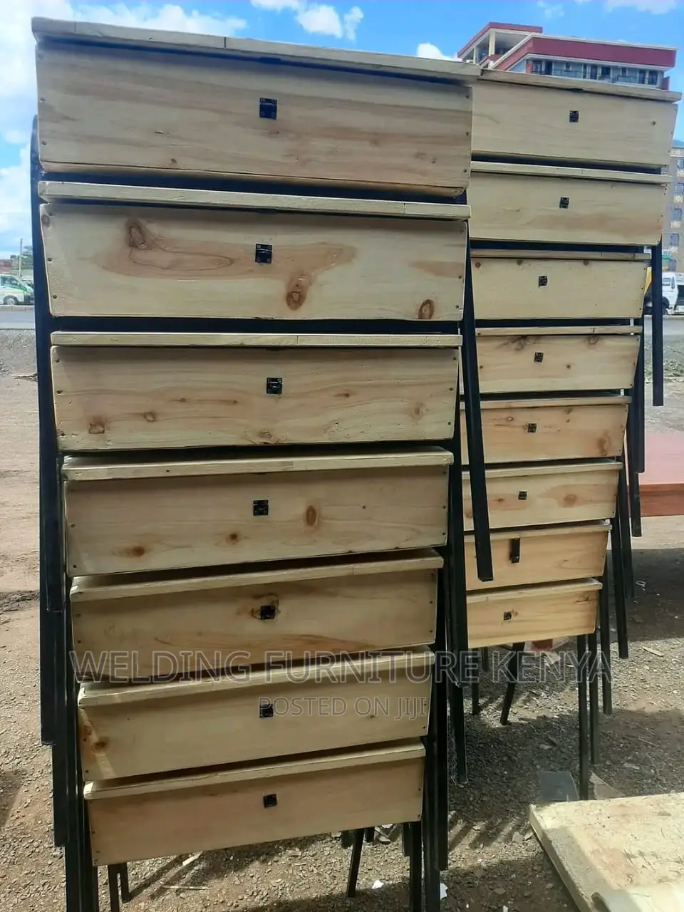 School Lockers and Chairs