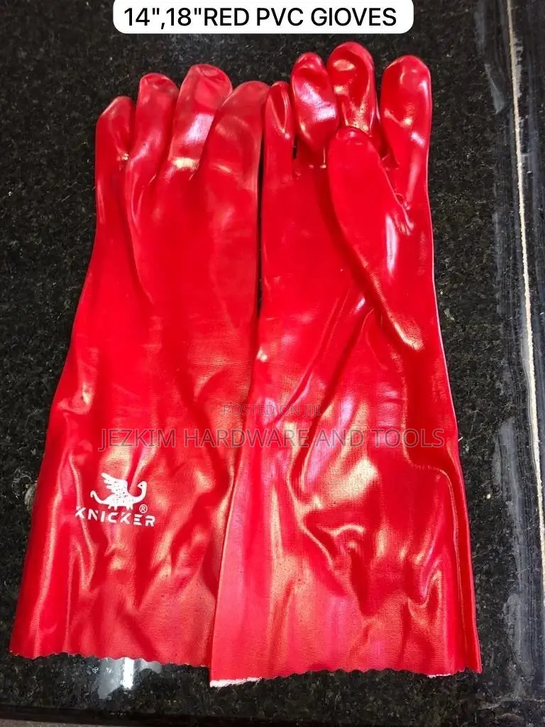 18" Red Gloves