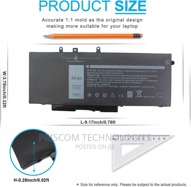 Dell Latitude E5480 E5580 E5490 E5491 E5590 E5591 Battery - thumbnail 3