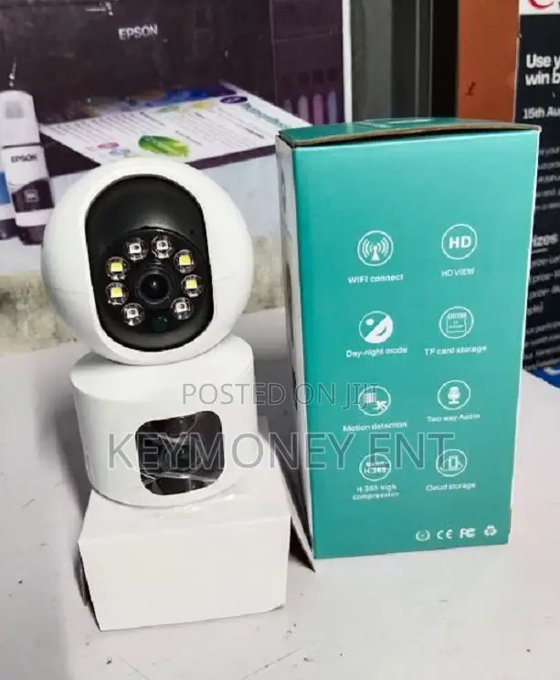 Baby Monitor Dual Lens Cam Wifi Smart Camera With Audio,Mic