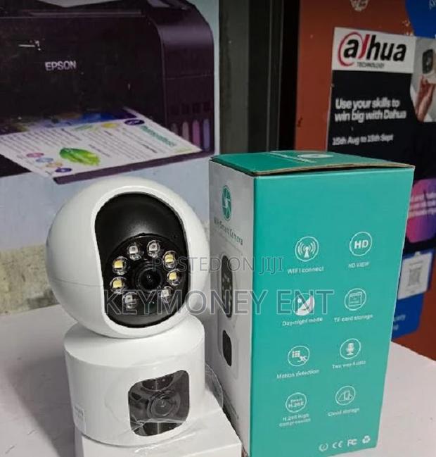 PTZ Wifi Rotating Camera With Dual Lens Cam Motion Track - main view