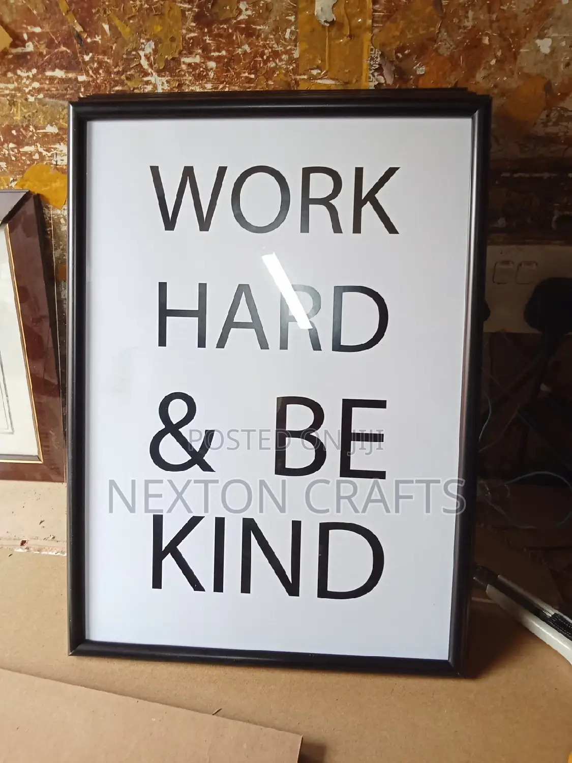 Black Slim Photo Frame A3