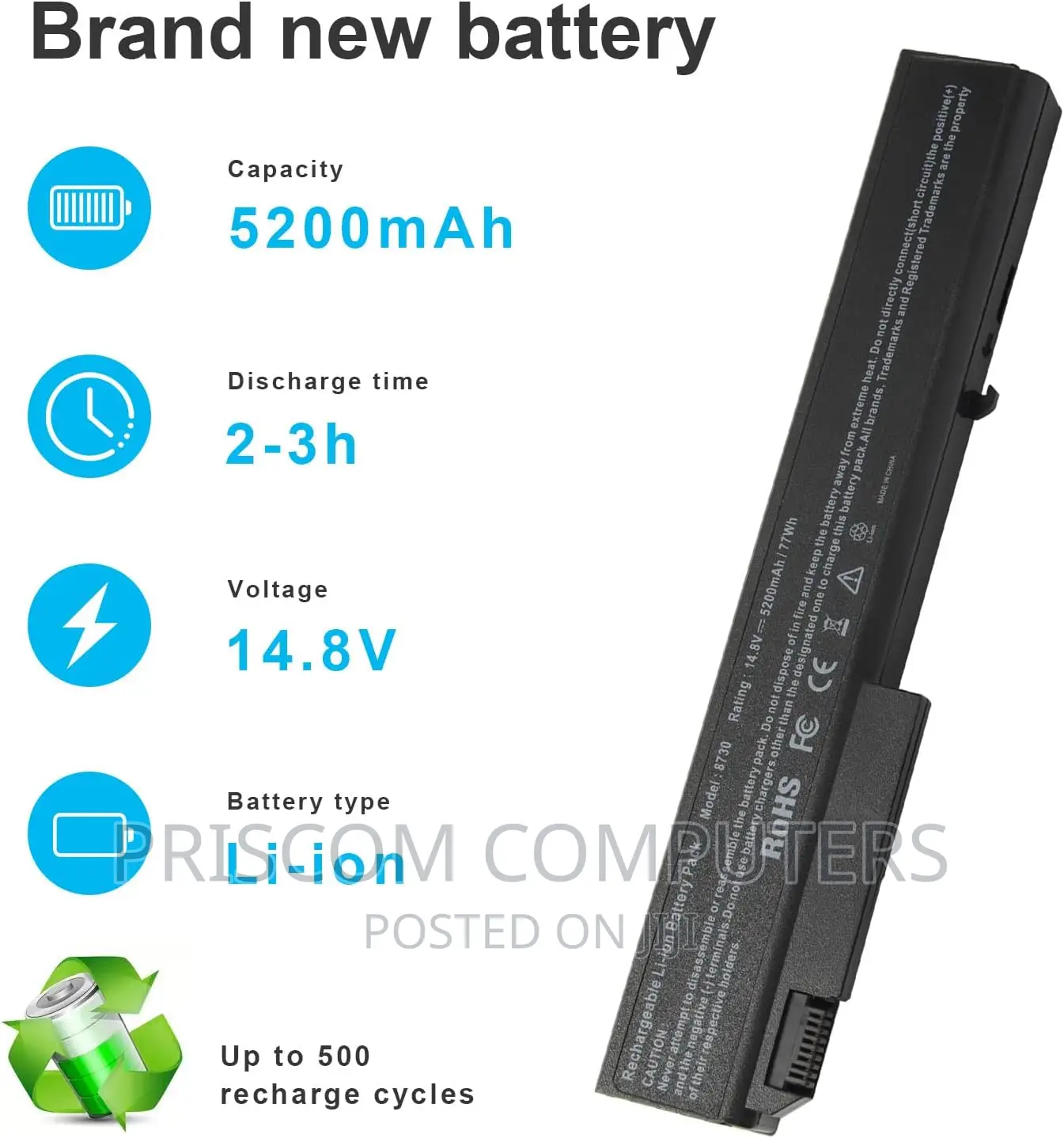 HP Probook 6545B 493976-001 HSTNN-Xb60 Ku533aa HSTNN-Lb60