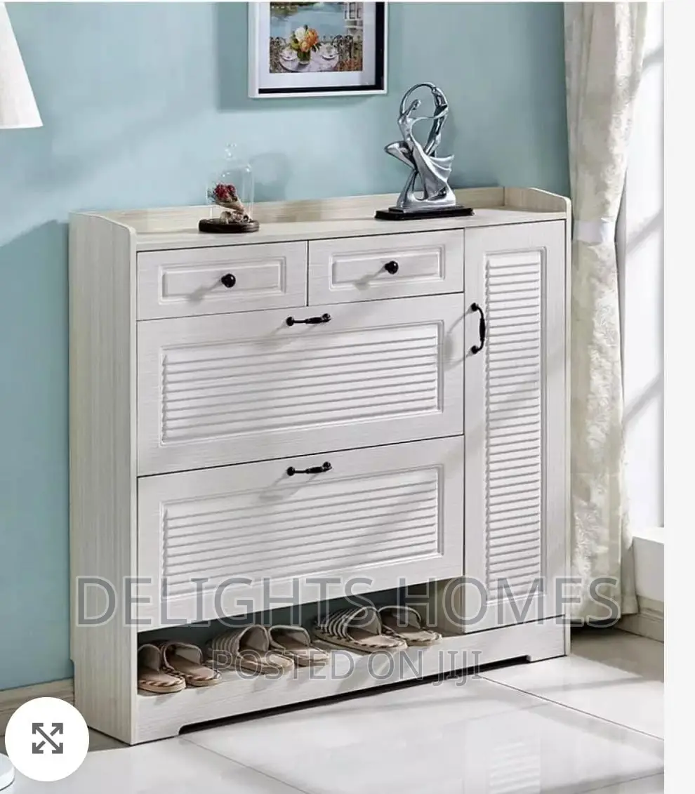 Tipping Bucket Flip Shoe Rack Double Layer