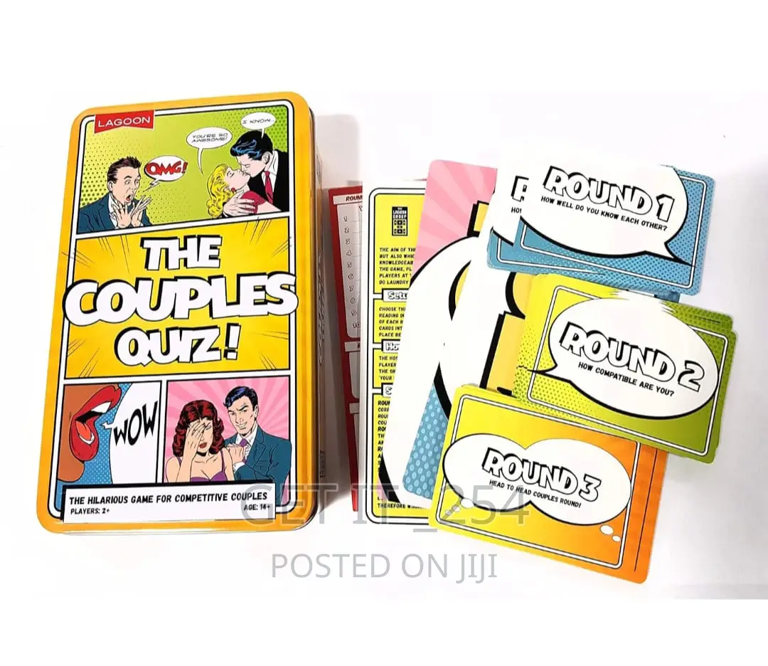 Couples Quiz Card