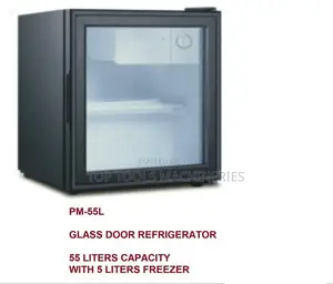 Glass Door Fridge 55 Litres