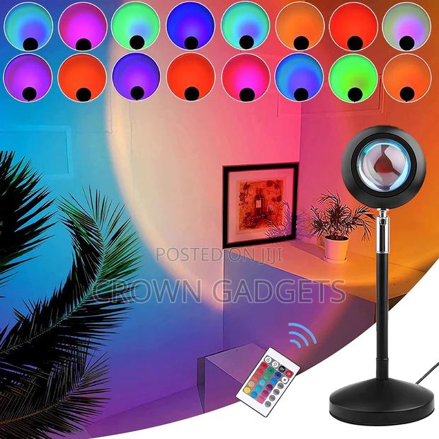 Sunset Projector Led Floor RGB Modern Sunset Lamp