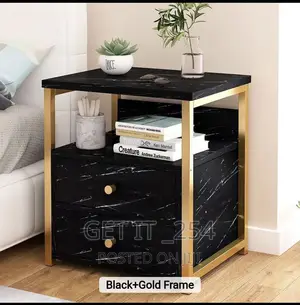 Nordic Double Drawer Bedside Cabinet◾Size:50*40*34