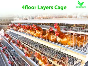 A Type, 4 Tiers, 128 Birds Chicken Cage