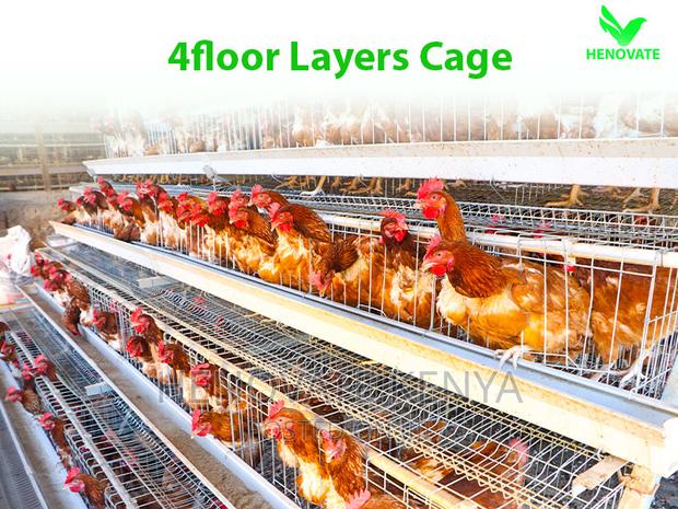 A Type, 4 Tiers, 128 Birds Chicken Cage - thumbnail 3