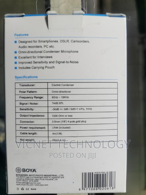 Dual Boya Lavalier Microphones for Interview - thumbnail 3