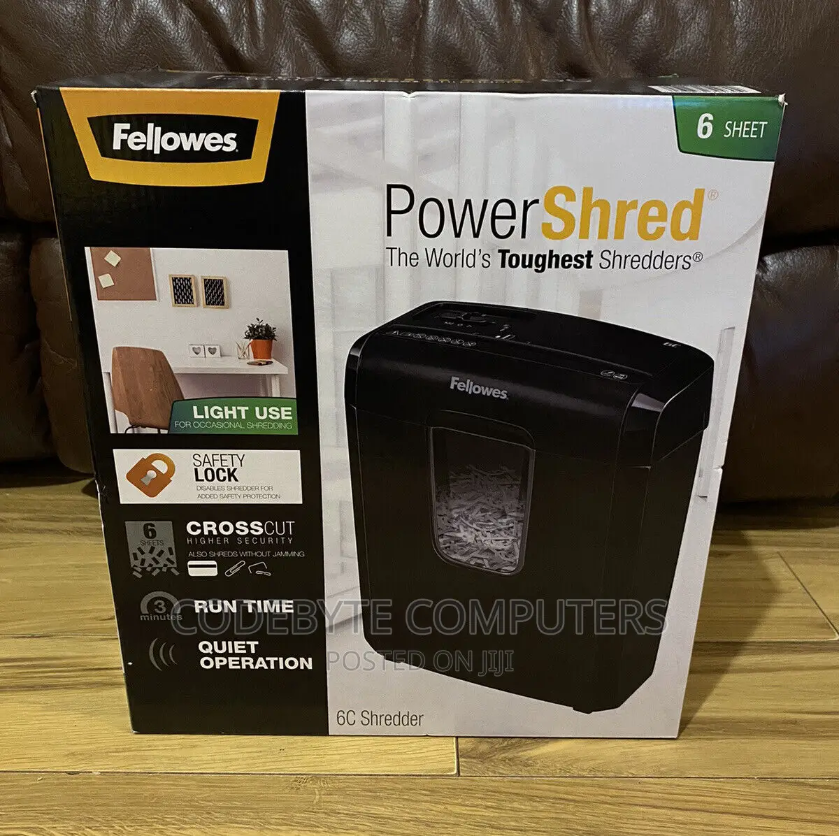 Fellowes Powershred Crc41705 6 Sheet Cross Cut Paper Shredde