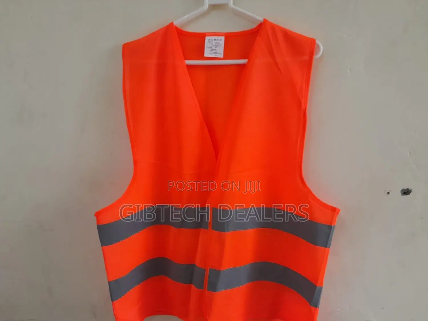 Quality Red Printable Reflector Vest 100gsm