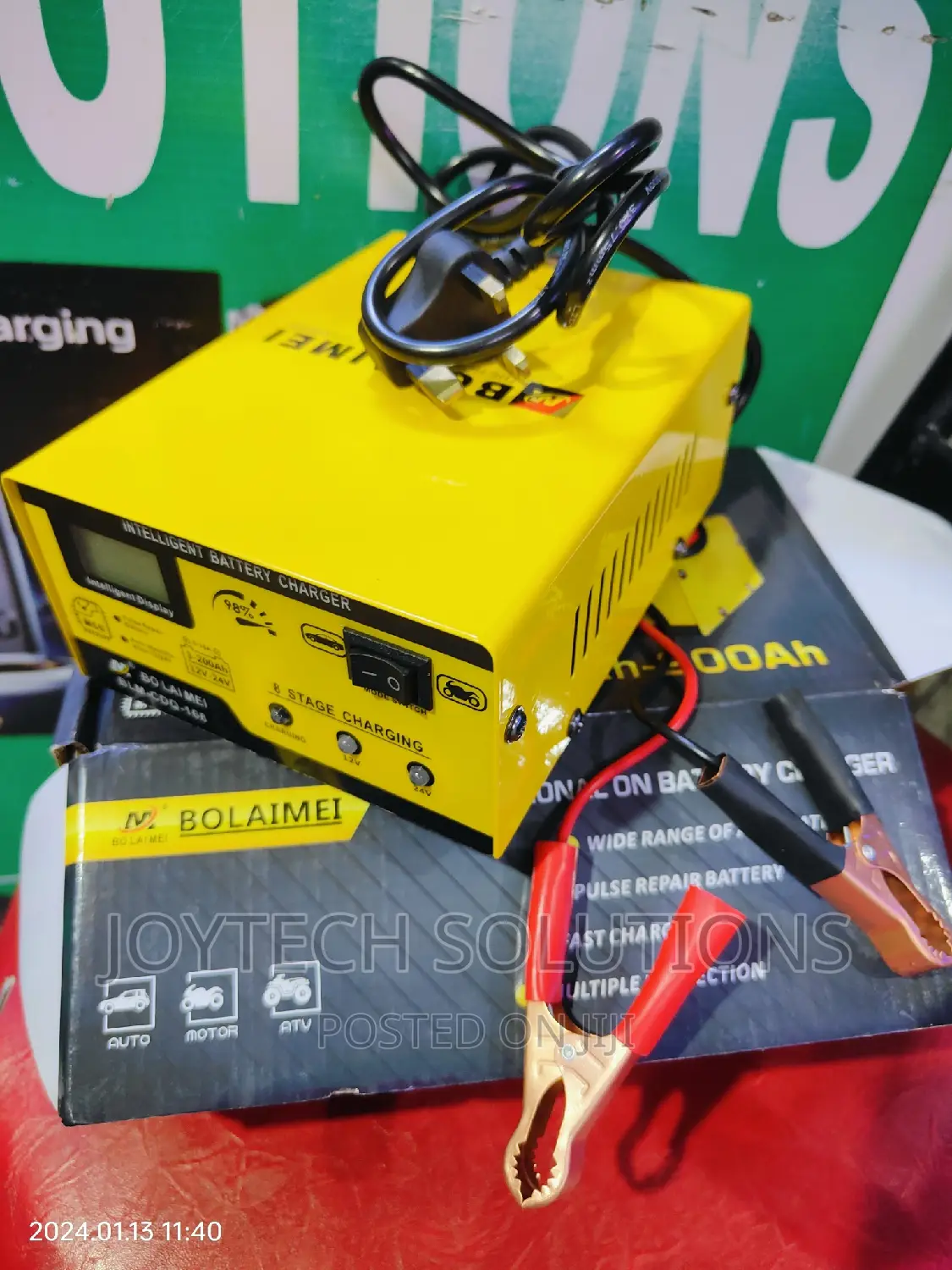 Auto Select Battery Charger, Computerized Charging