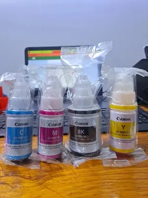 Canon GI-490 Black, Magenta, Cyan and Yellow Inks