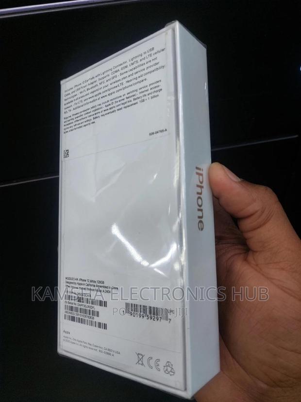 New Apple iPhone 12 128 GB White - thumbnail 2