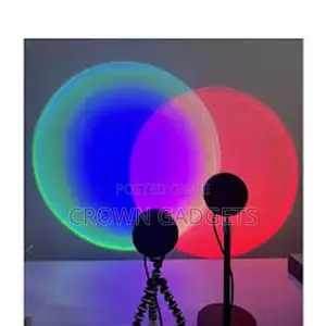 Quality Modern Sunset Projection Lamp Rainbow LED