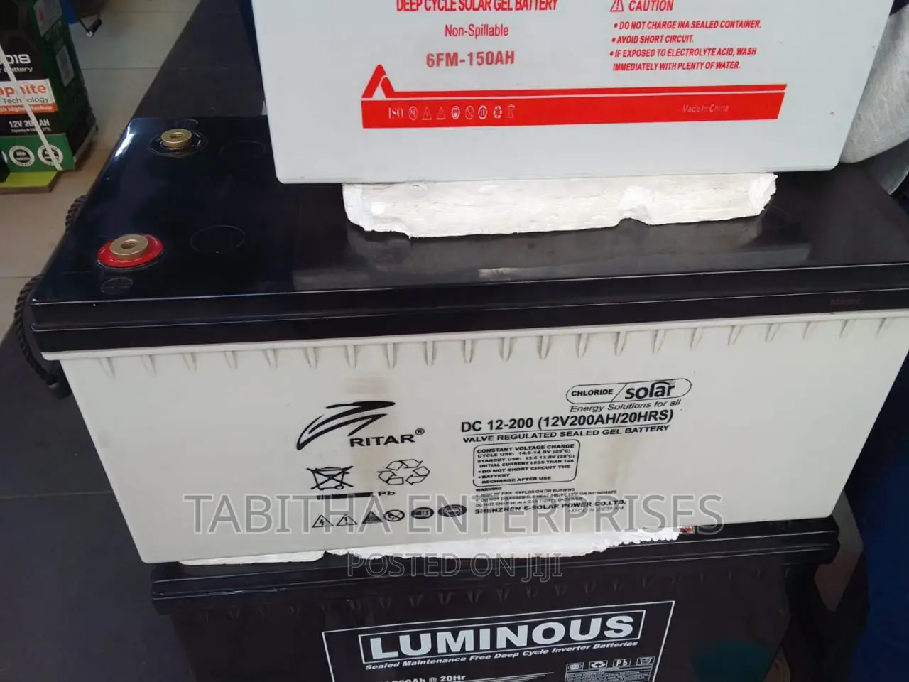 200amps Riter Solar Battery