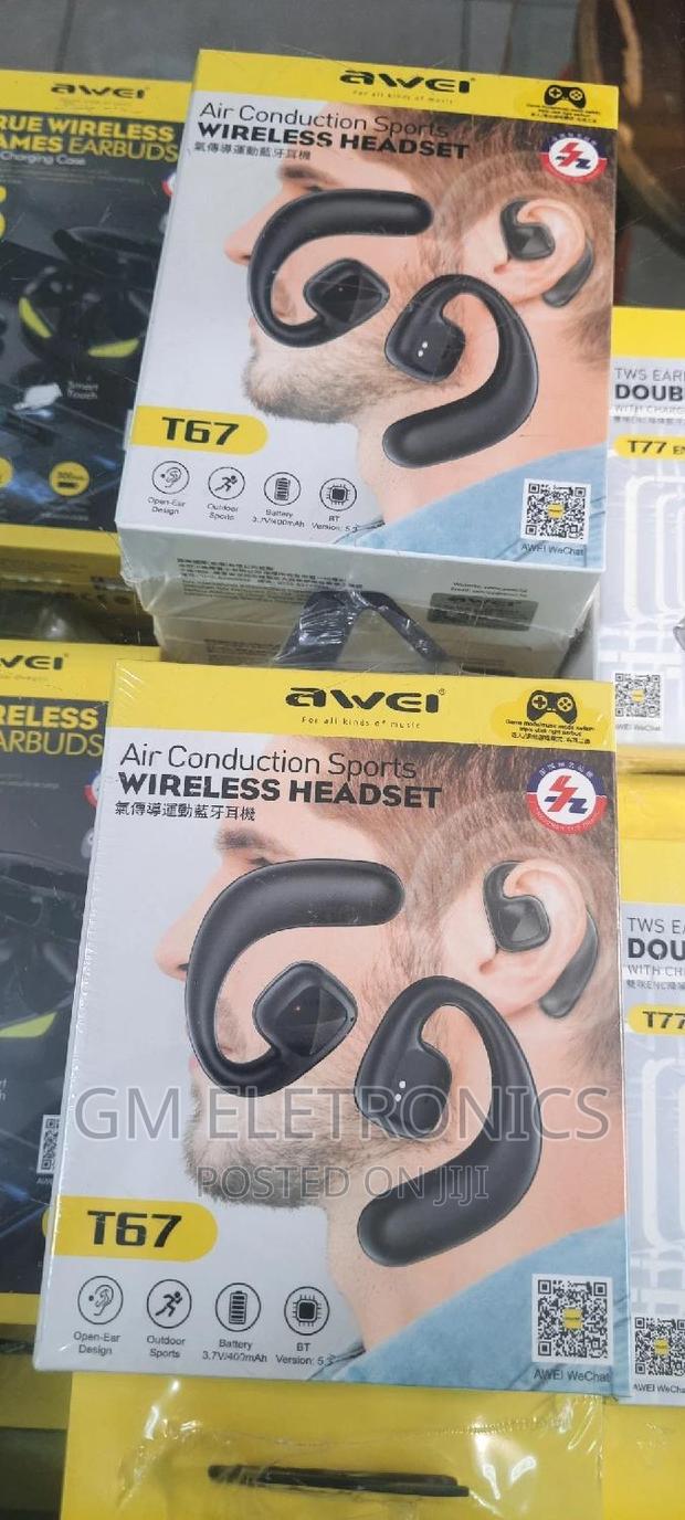 Awei T67 Air Conduction TWS Bluetooth Earbuds