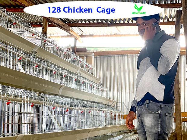 4 Tiers 128 Birds Layer Chicken Cage - thumbnail 3