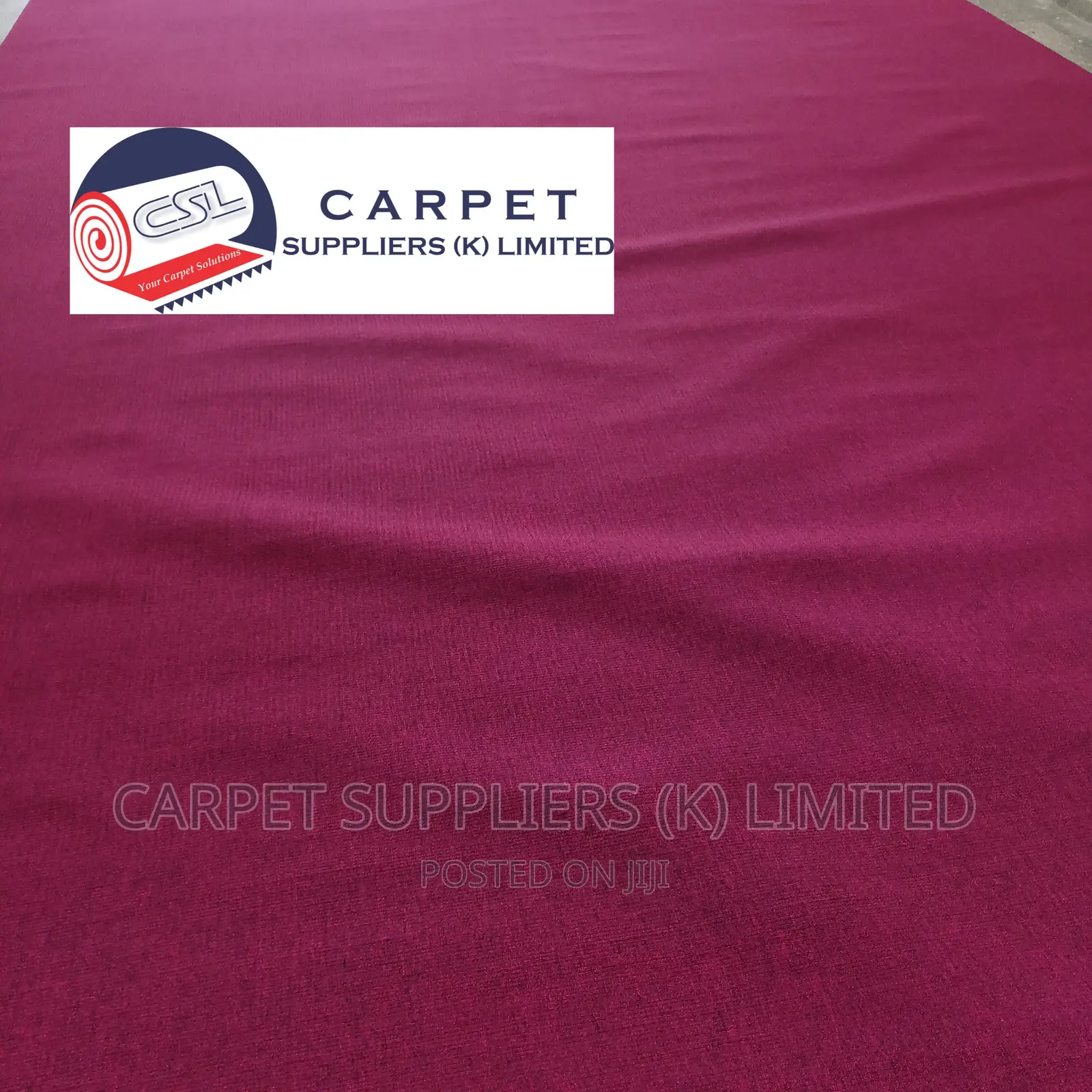 Maroon Wall to Wall Carpet