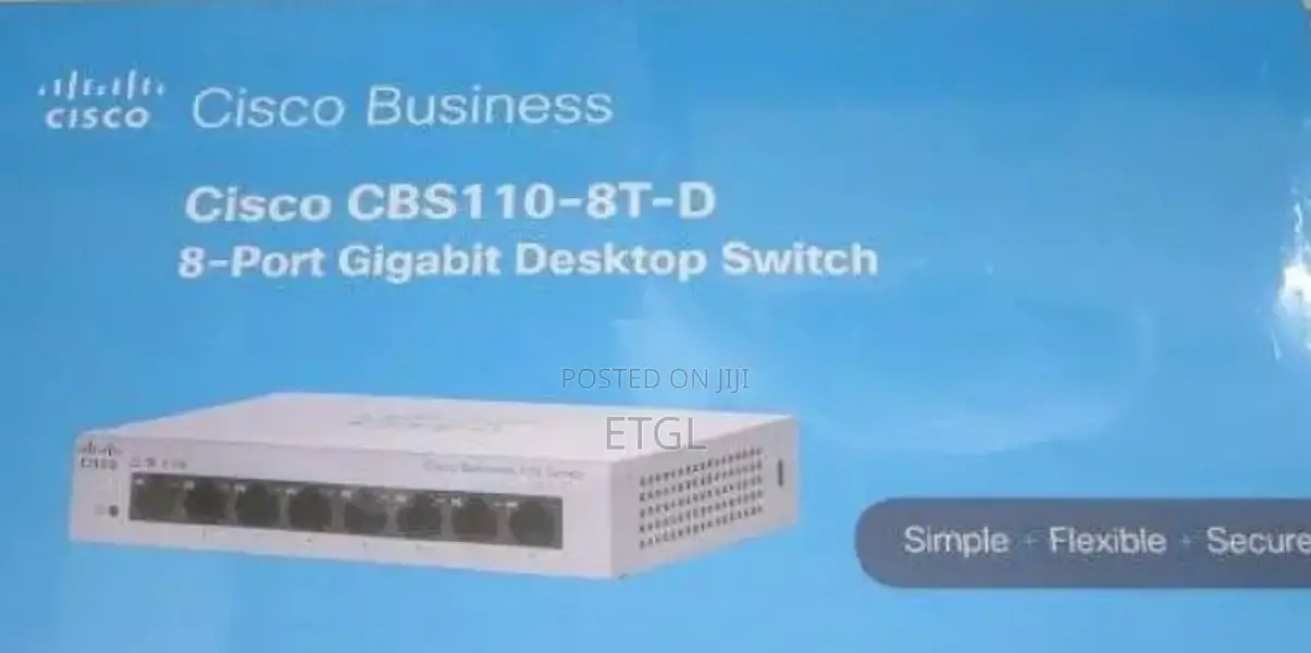 .Cisco CBS Unmanaged 8-Port Gigabit Switch Desktop Non Poe C