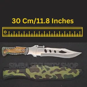 5 In 1 Fixed Blade Knife Compass Torch Bottle Opener Saw