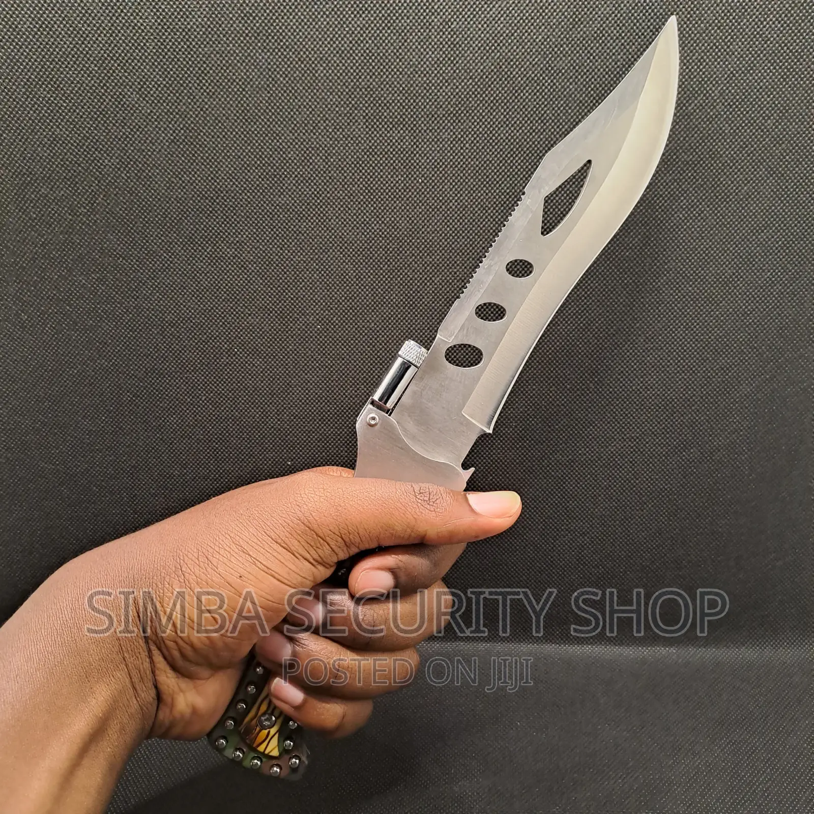 5 In 1 Fixed Blade Knife Compass Torch Bottle Opener Saw