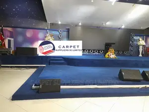 Blue Wall to Wall Carpet