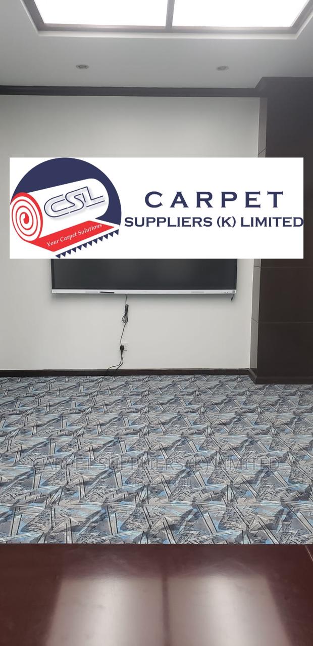 Blue Wall to Wall Carpet