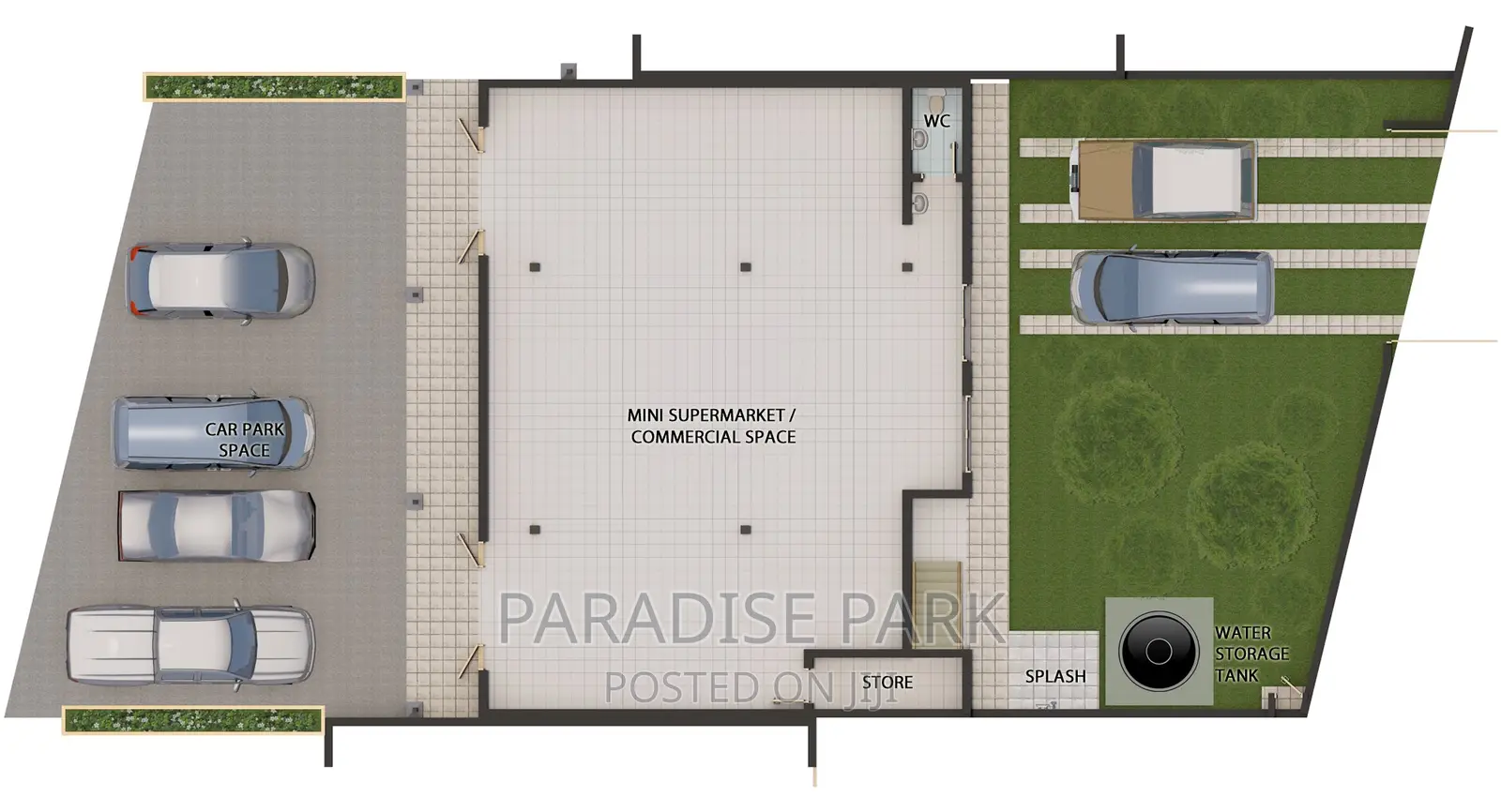Commercial Units for Sale - Ground Floor + 1st FLR Apartment