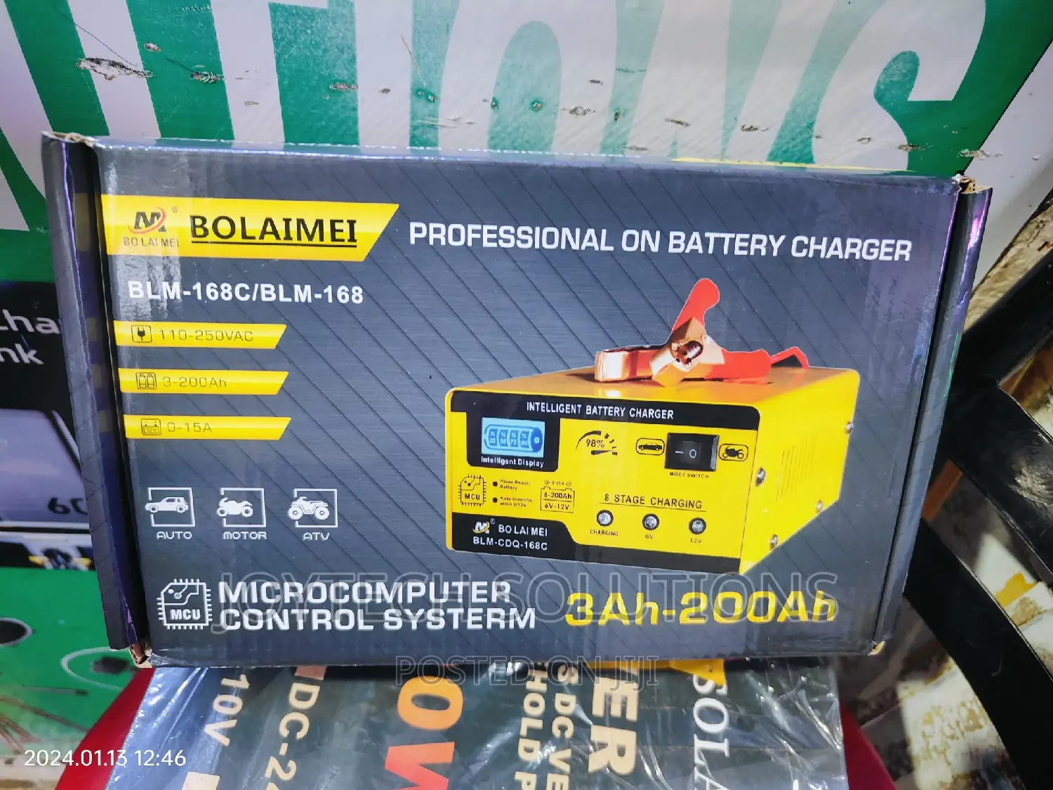 Professional Battery Charger BLM 168. Auto Select