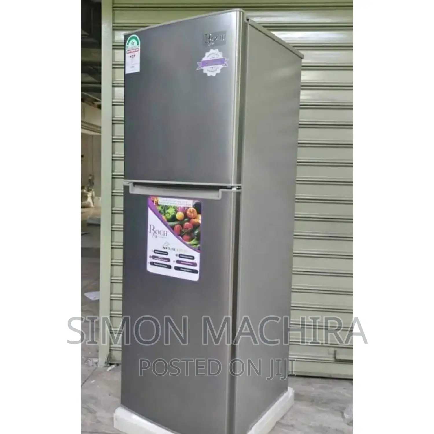 Roch 210dt Double Door Refrigerator 168liters