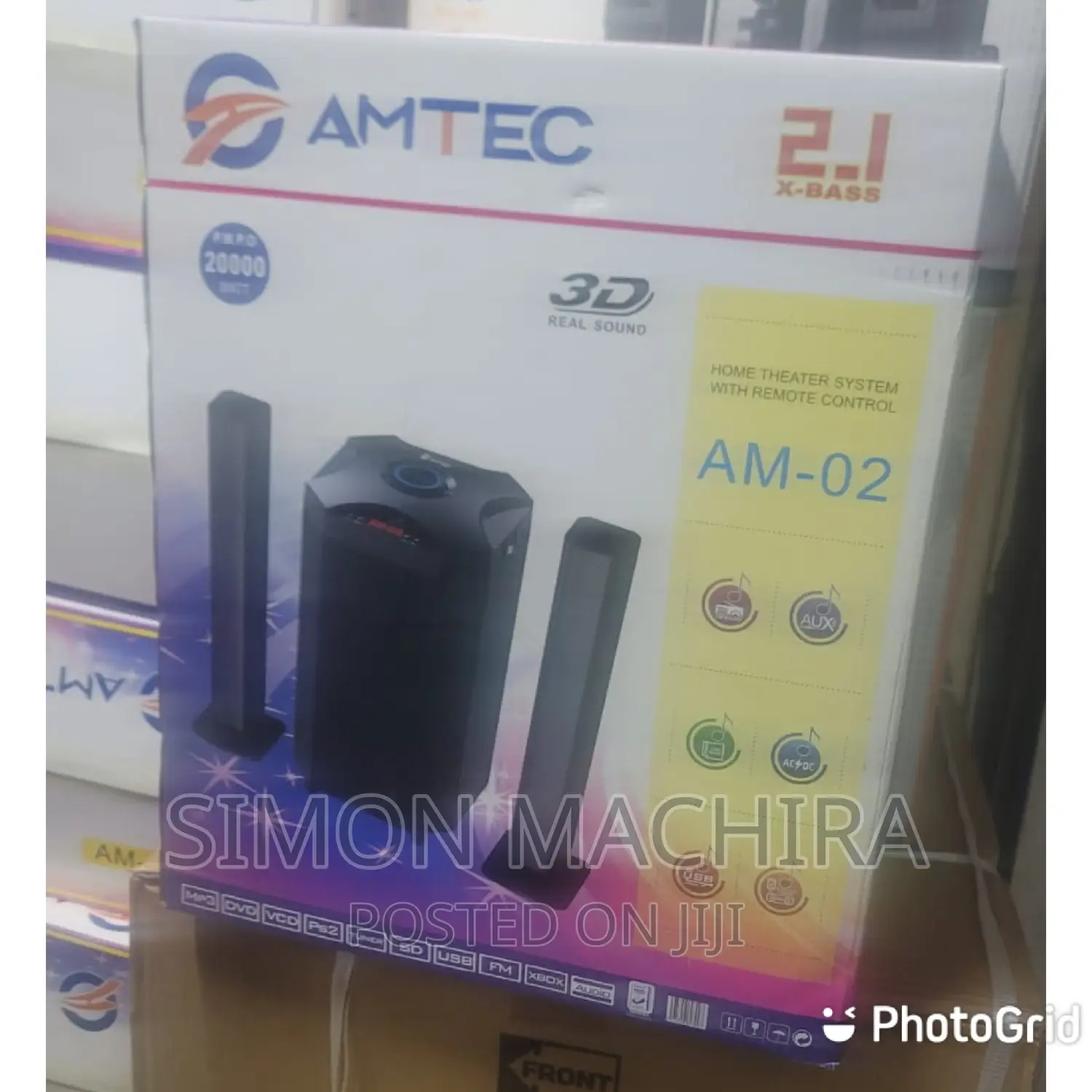 2.1ch Amtec Am 02 Mtungi Subwoofer