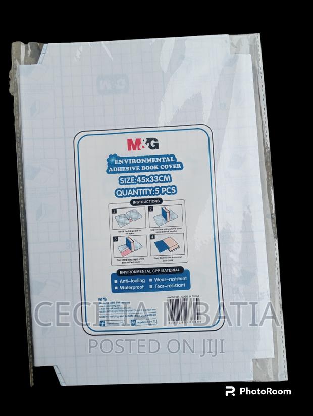 Self Adhesive Transparent Book Cover - thumbnail 4