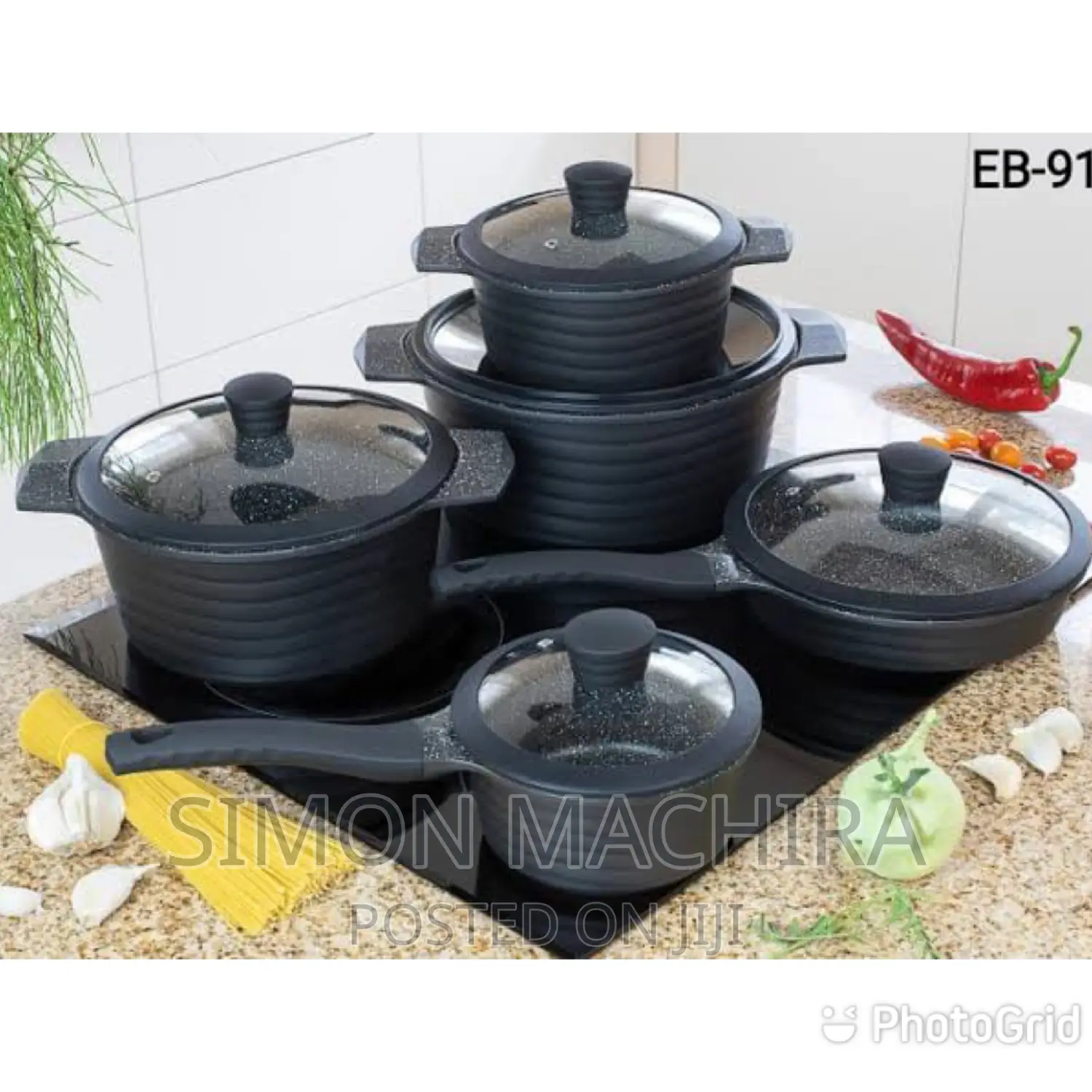 10 Pieces EDENBERG Cookware Set