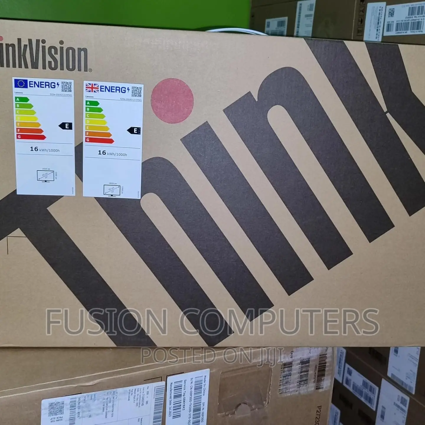 Lenovo Think Vision S27e-20 27 Inches VGA + HDMI Monitor