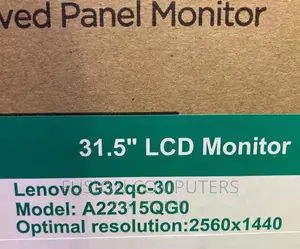 Lenovo G32qc-30 32" Curved Screen Gaming Monitor