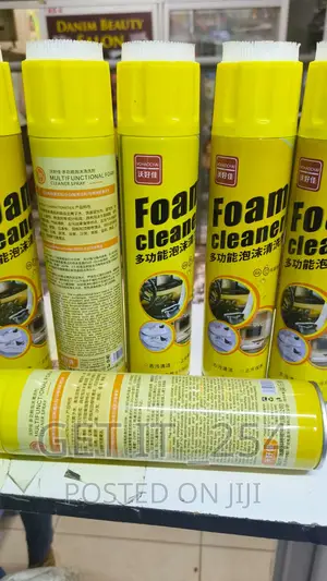 Foam Cleaner.  Shake Well Before Use.
  *2* :Spray The Foam