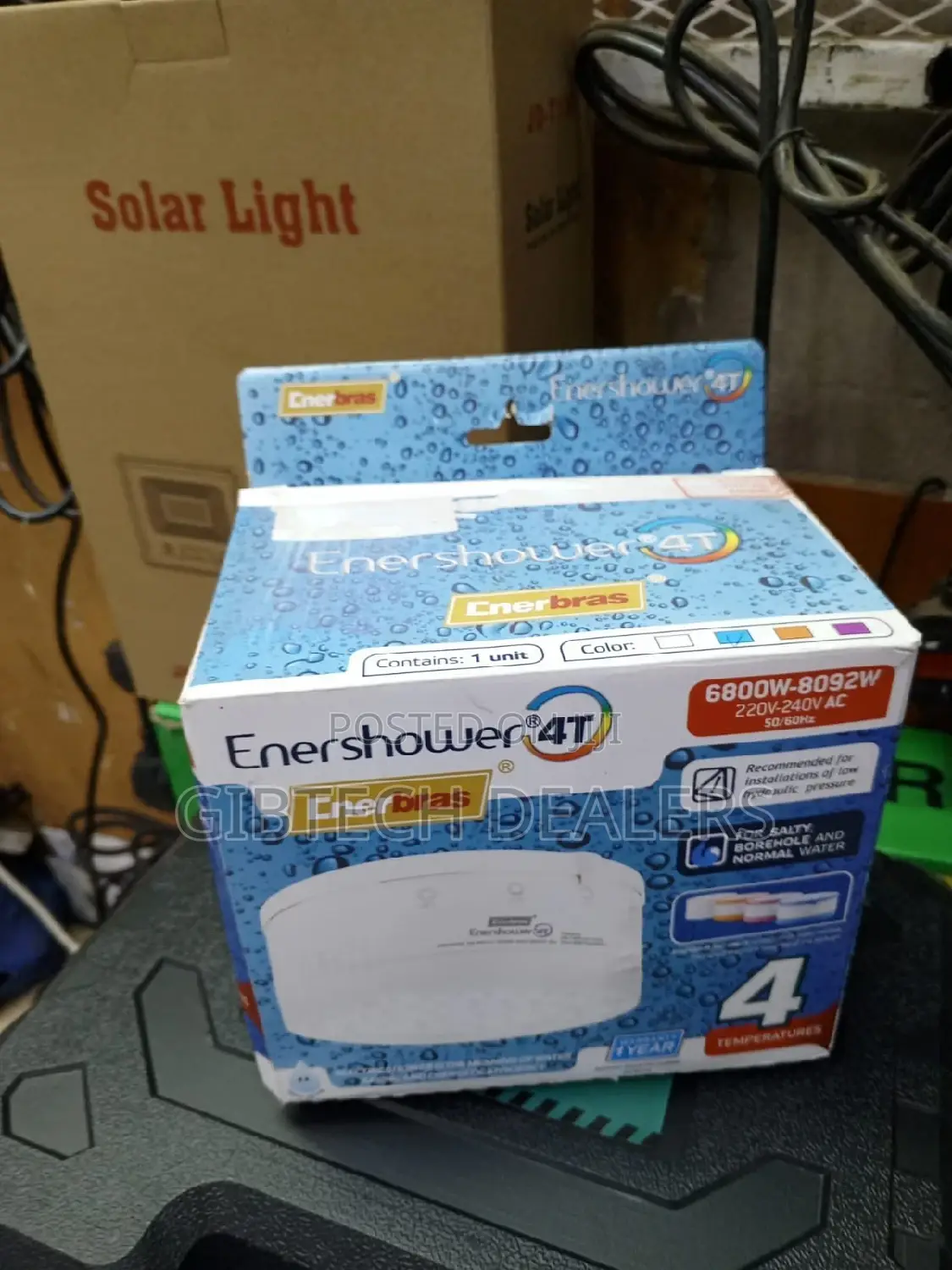 Enershower Shower Head Now Available