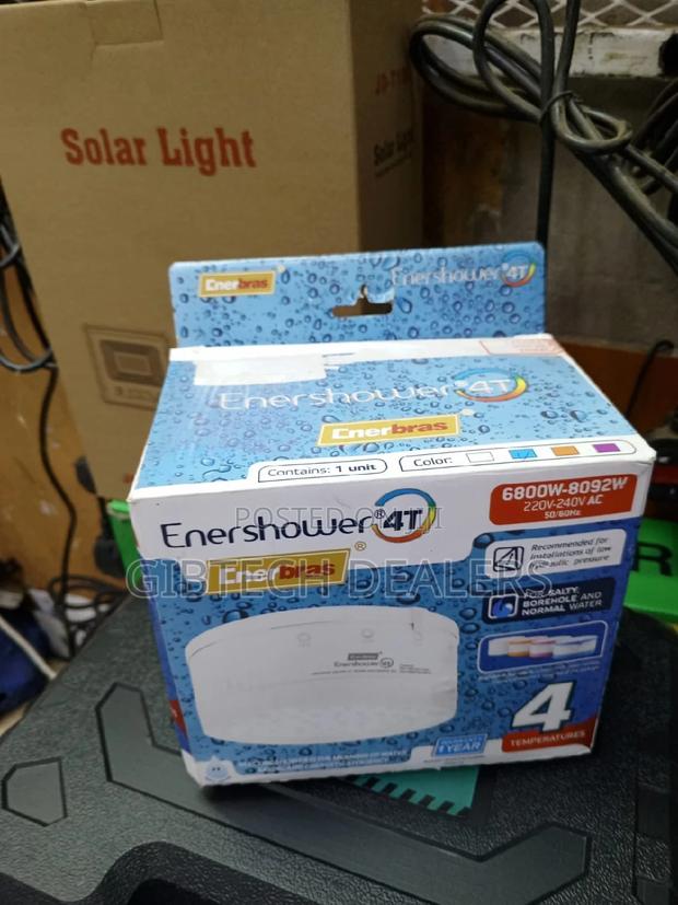 Enershower Shower Head Now Available - main view