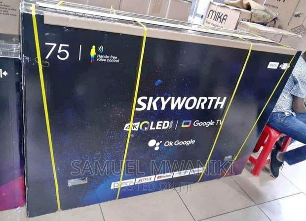 Skyworth 75′′ Uhd Qled Smart Google Tv Netflix Youtube