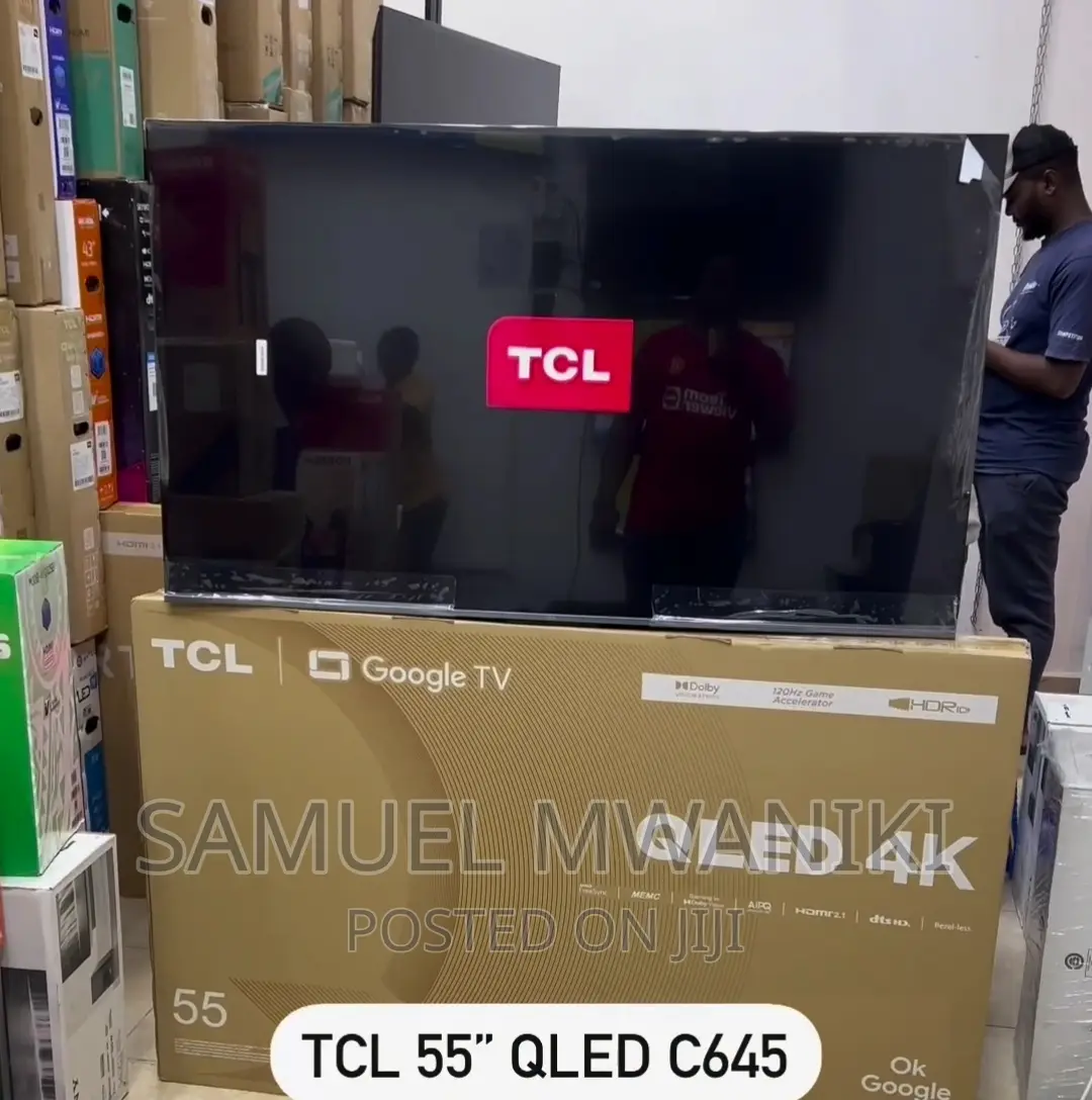 TCL 55" Qled Uhd Google Tv Dolby Vision Dolby Atmos New