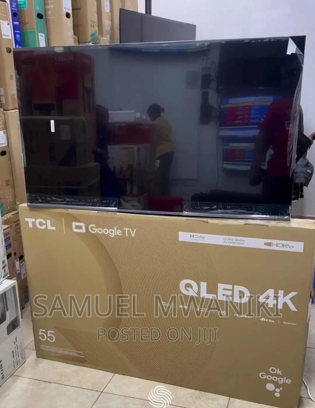 TCL 55" Qled Uhd Google Tv Dolby Vision Dolby Atmos New