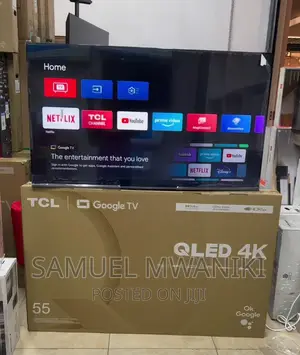 TCL 55" Qled Uhd Google Tv Dolby Vision Dolby Atmos New