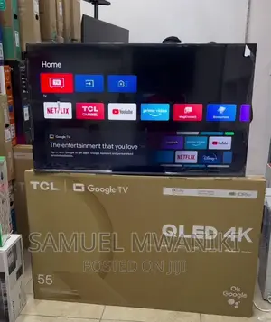 TCL 55" Qled Uhd Google Tv Dolby Vision Dolby Atmos New