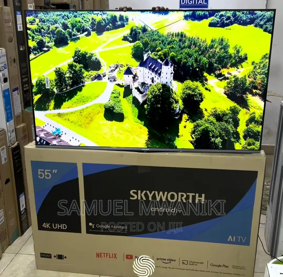Skyworth 55” Frameless Uhd Android Tv Netflix Youtube