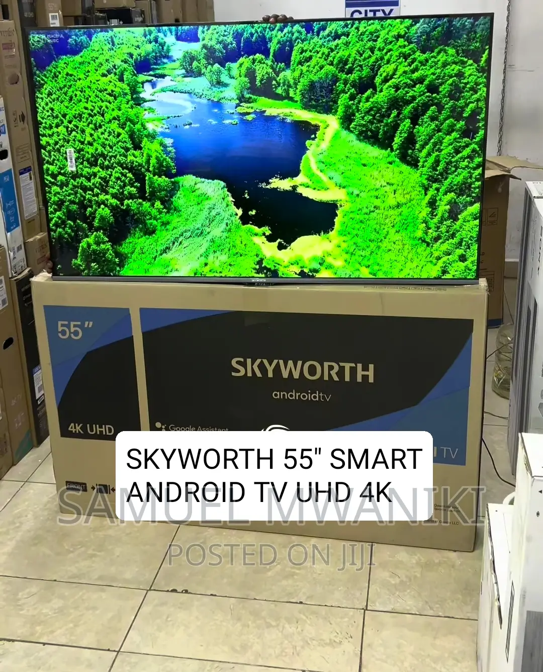 Skyworth 55” Frameless Uhd Android Tv Netflix Youtube