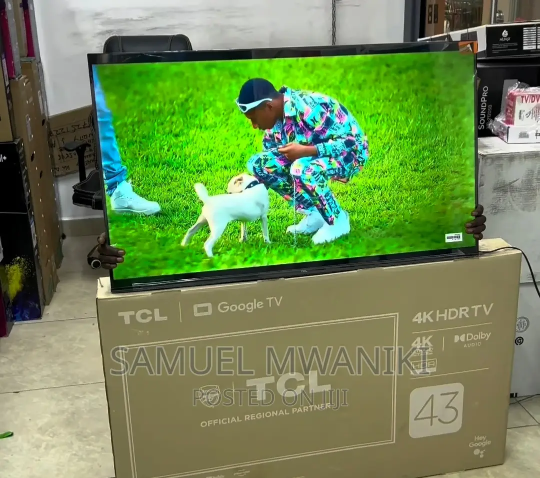 TCL 43” Frameless Uhd Google Tv Voice Control New Model