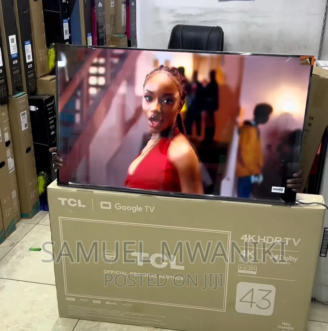 TCL 43” Frameless Uhd Google Tv Voice Control New Model